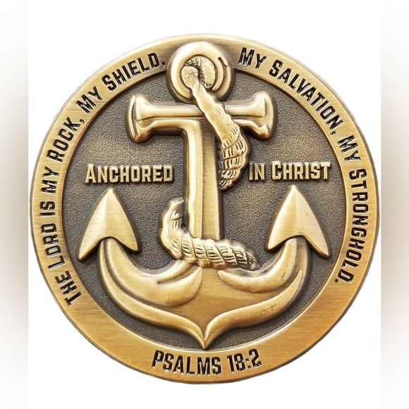 Anchored in Christ Coin, Bulk. The Lord is My Rock, I Know The Plans I Have for - Picture 1 of 5